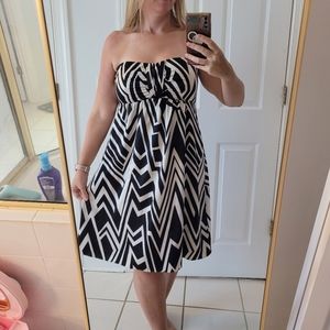 The limited silk strapless dress size 12